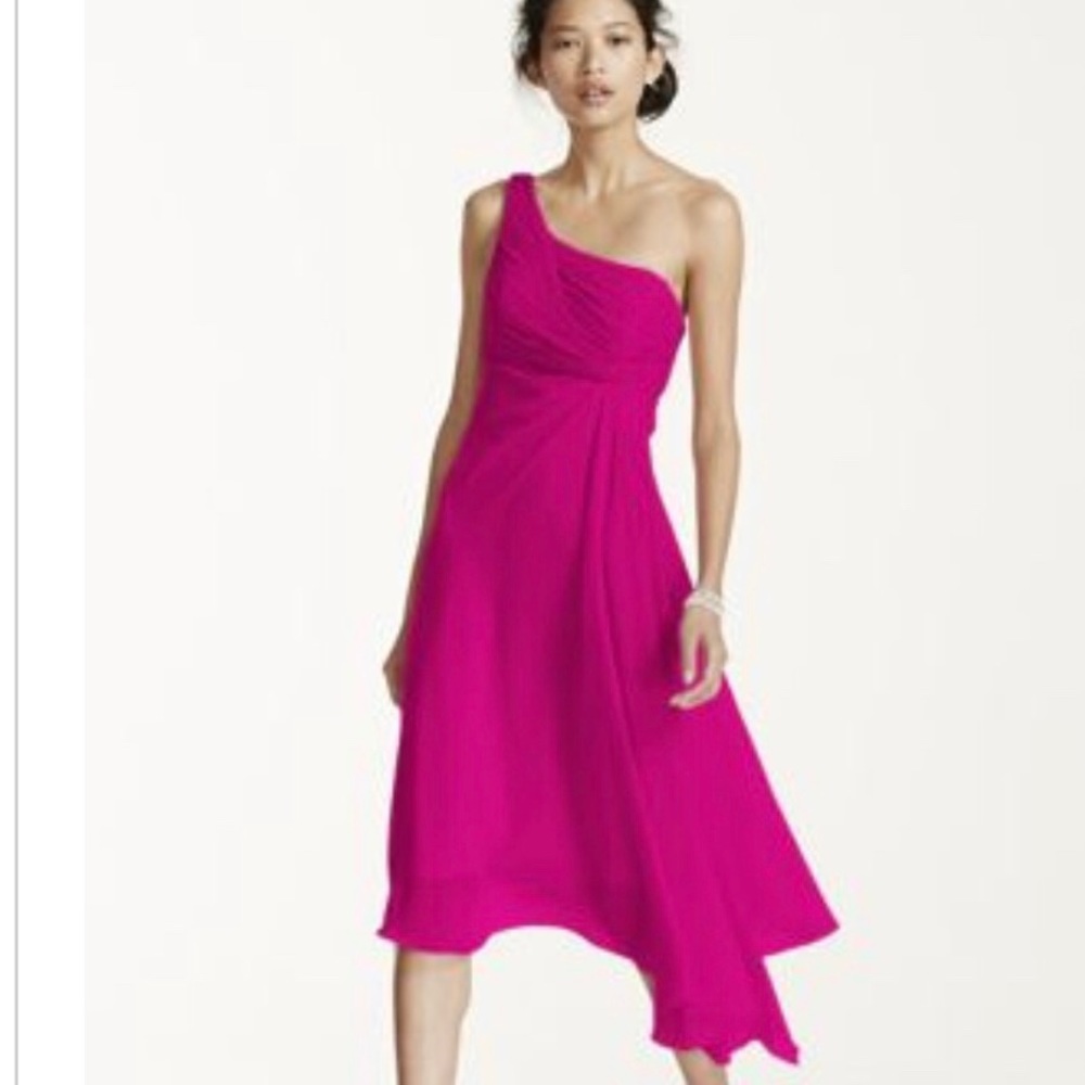 Midi OneShoulder Asymmetric Dress